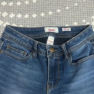 BONGO Blue Jeggings with Classic Medium-Blue Wash